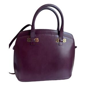 Bally Double-B leather satchel bag